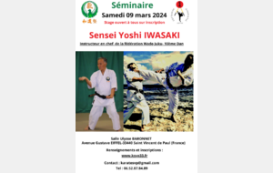 Séminaire Sensei Y.IWASAKI